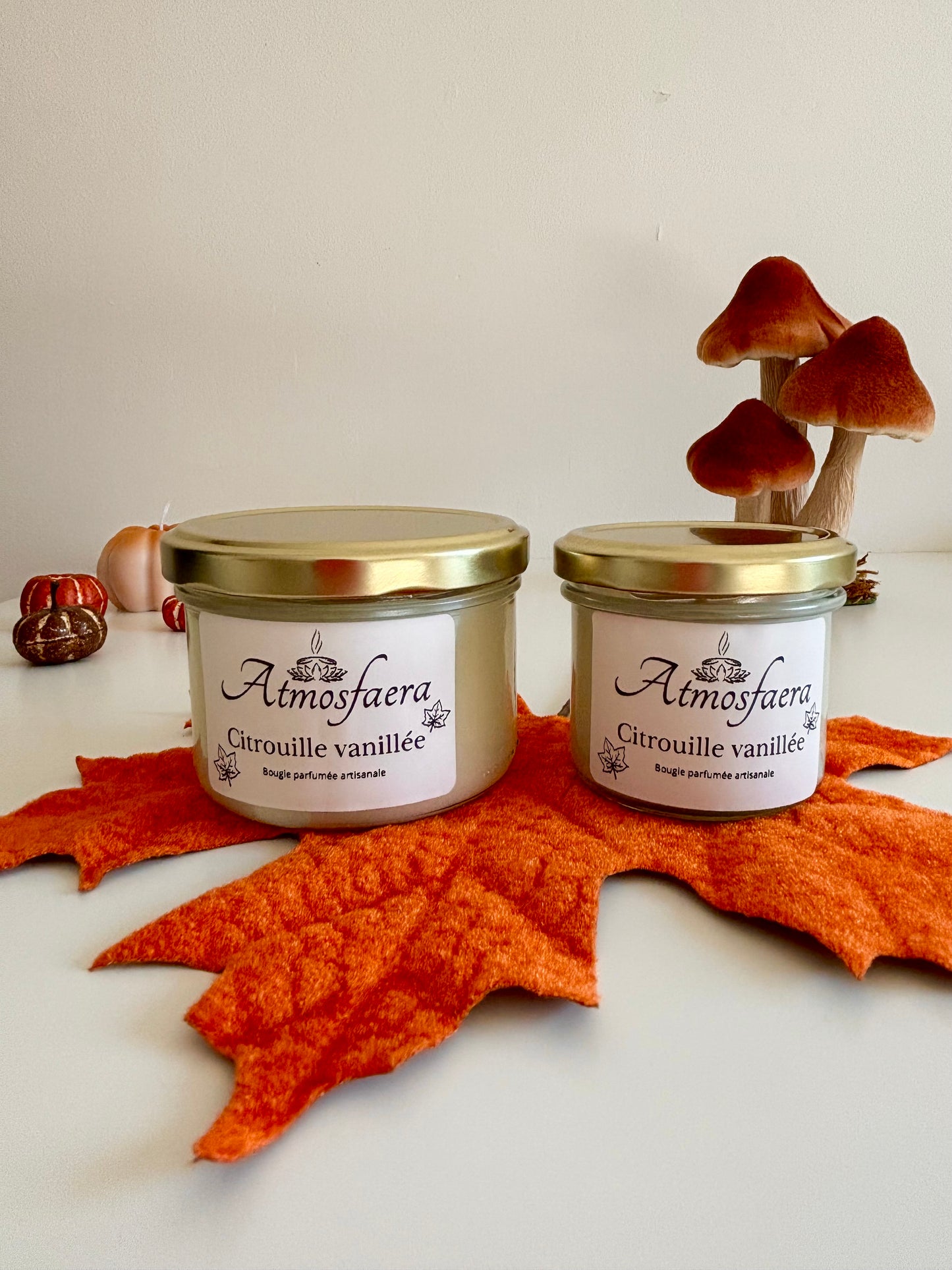 Bougie citrouille vanillée