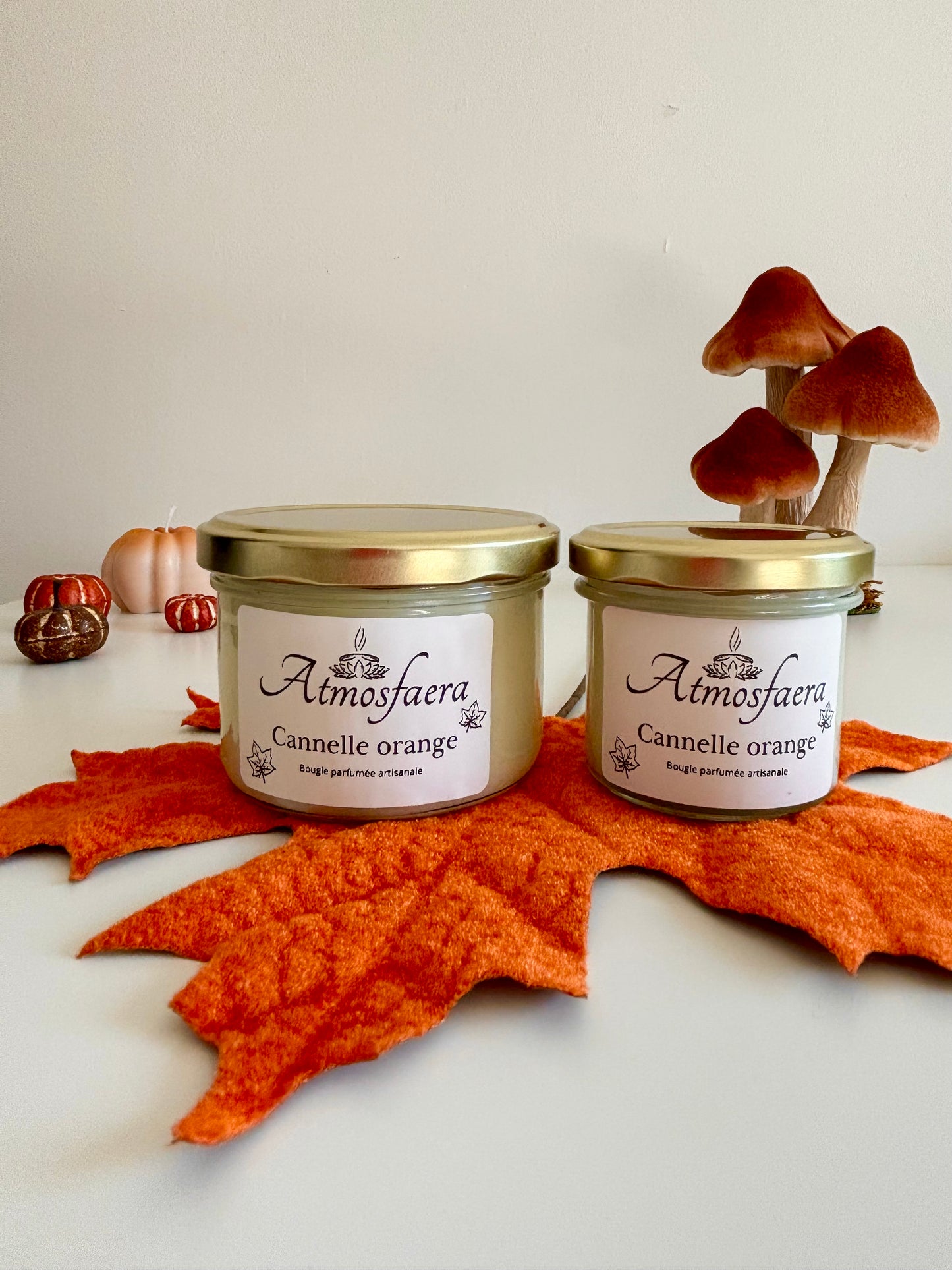 Bougie cannelle orange