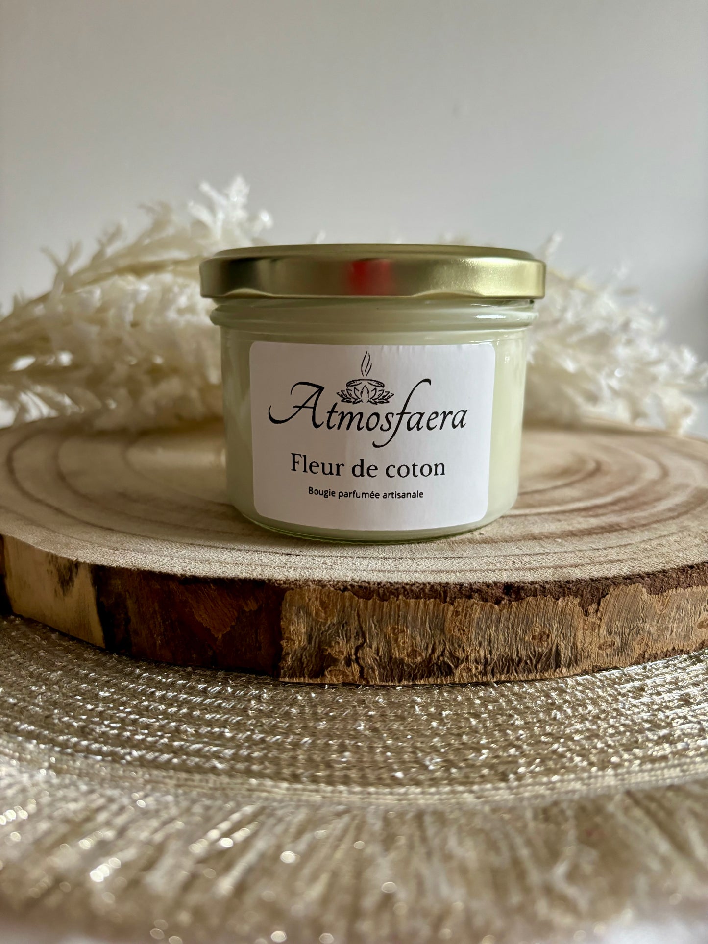 Bougie fleur de coton